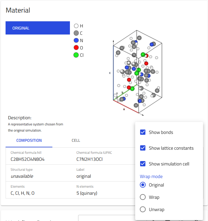Three-dot display options menu